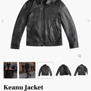 Thursday Boot Company Black Leather Jacket